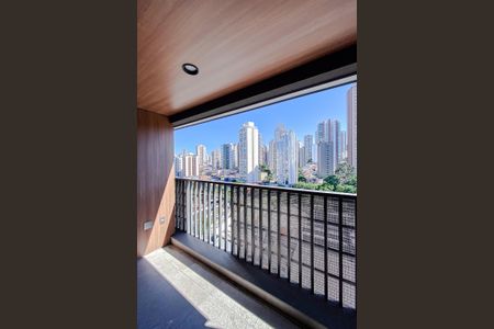 Varanda de kitnet/studio à venda com 1 quarto, 25m² em Vila Regente Feijó, São Paulo
