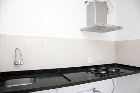 Cozinha + Área de Serviço de kitnet/studio para alugar com 1 quarto, 29m² em Cidade Baixa, Porto Alegre