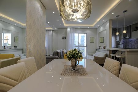 Sala de Jantar de apartamento para alugar com 3 quartos, 75m² em Vila Mogilar, Mogi das Cruzes