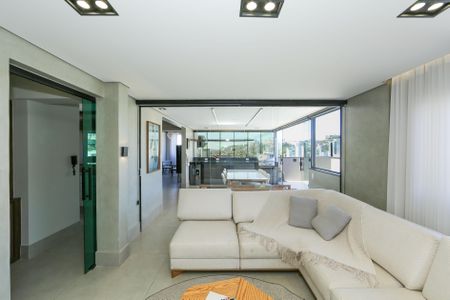 SALA de apartamento à venda com 2 quartos, 140m² em Estoril, Belo Horizonte