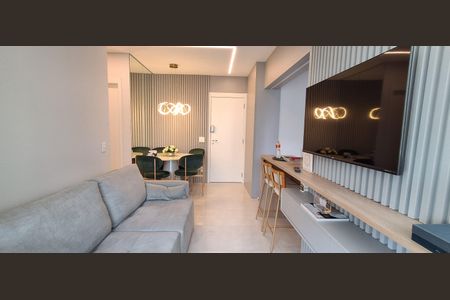 Sala de apartamento à venda com 2 quartos, 56m² em Cerâmica, São Caetano do Sul