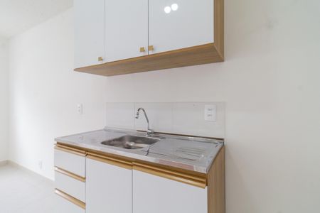 Cozinha de apartamento para alugar com 1 quarto, 26m² em Parque Industrial Tomas Edson, São Paulo