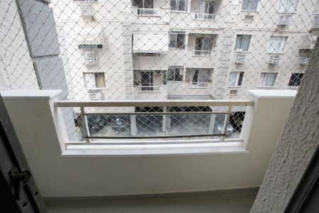Varanda da Sala de apartamento para alugar com 2 quartos, 52m² em Taquara, Rio de Janeiro