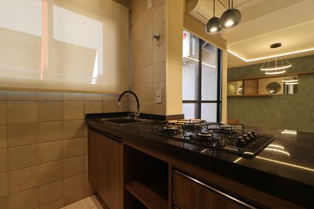 Cozinha de apartamento para alugar com 1 quarto, 46m² em Jardim Paulistano, Ribeirão Preto
