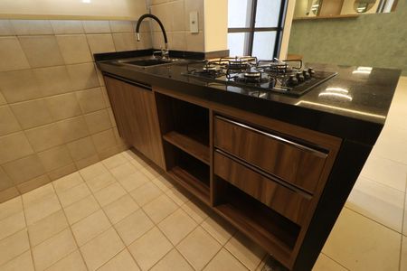 Cozinha de apartamento para alugar com 1 quarto, 46m² em Jardim Paulistano, Ribeirão Preto