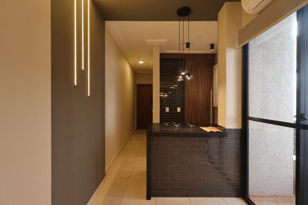 Sala de apartamento para alugar com 1 quarto, 46m² em Jardim Paulistano, Ribeirão Preto