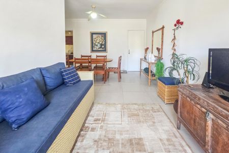Sala de apartamento para alugar com 2 quartos, 80m² em Jardim Tres Marias, Guarujá