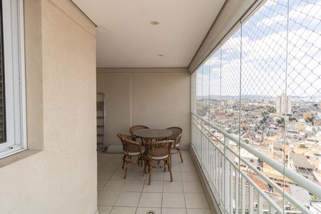 Varanda da Sala de apartamento para alugar com 1 quarto, 71m² em Vila Isolina Mazzei, São Paulo
