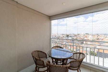 Varanda da Sala de apartamento para alugar com 1 quarto, 71m² em Vila Isolina Mazzei, São Paulo