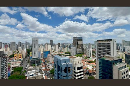 Vista da Varanda de apartamento para alugar com 1 quarto, 45m² em Pinheiros, São Paulo