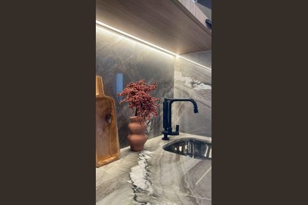 Cozinha de apartamento para alugar com 1 quarto, 32m² em Pinheiros, São Paulo