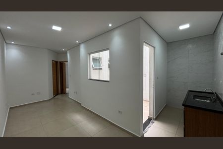 Sala - Sala de Jantar  de apartamento à venda com 2 quartos, 42m² em Vila Linda, Santo André