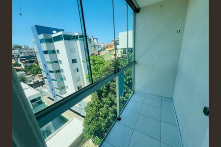 Varanda de apartamento à venda com 3 quartos, 97m² em Alto Caiçaras, Belo Horizonte
