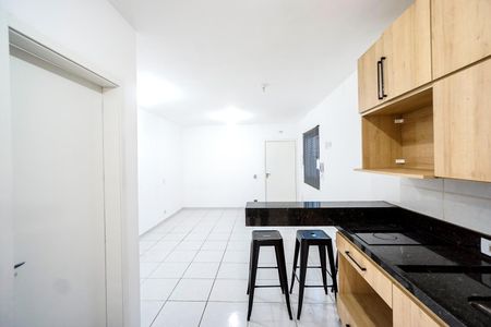 Cozinha de apartamento à venda com 1 quarto, 35m² em Vila Granada, São Paulo