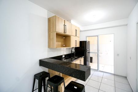 Cozinha de apartamento à venda com 1 quarto, 35m² em Vila Granada, São Paulo