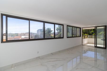 Sala de apartamento à venda com 4 quartos, 135m² em Santa Rosa, Belo Horizonte