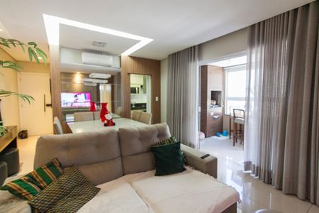 Sala de apartamento para alugar com 3 quartos, 98m² em Santa Mônica, Uberlândia