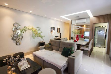 Sala de apartamento para alugar com 3 quartos, 98m² em Santa Mônica, Uberlândia