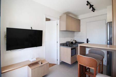 Sala de apartamento para alugar com 1 quarto, 26m² em Vila Olímpia, São Paulo