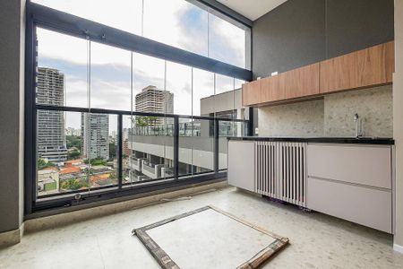 Sala/Cozinha de apartamento para alugar com 2 quartos, 68m² em Sumaré, São Paulo