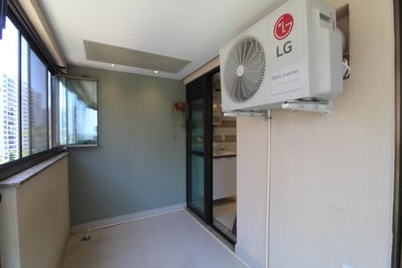 Sala - Varanda de apartamento para alugar com 2 quartos, 76m² em Barra da Tijuca, Rio de Janeiro