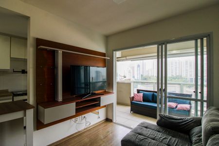 Sala de apartamento para alugar com 2 quartos, 67m² em Vila Andrade, São Paulo