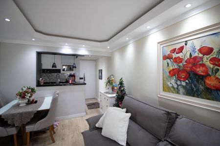 Sala de apartamento para alugar com 3 quartos, 70m² em Vila Sonia do Taboao, Taboão da Serra