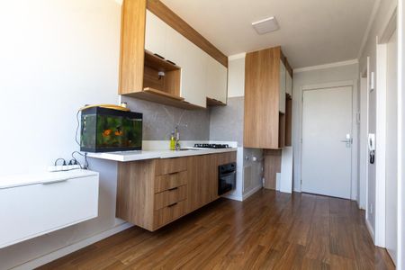 Sala e Cozinha de apartamento para alugar com 1 quarto, 24m² em Jardim America da Penha, São Paulo