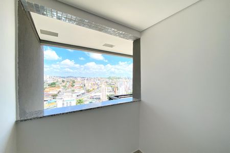 Varanda da Sala de apartamento para alugar com 2 quartos, 62m² em Cidade Nova, Belo Horizonte