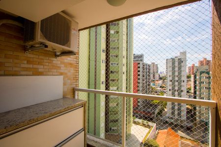 Varanda da sala de apartamento para alugar com 2 quartos, 64m² em Vila Guiomar, Santo André