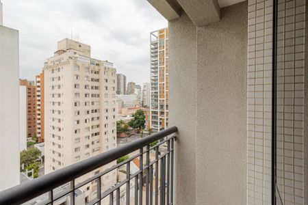 Sacada de apartamento à venda com 1 quarto, 40m² em Indianópolis, São Paulo