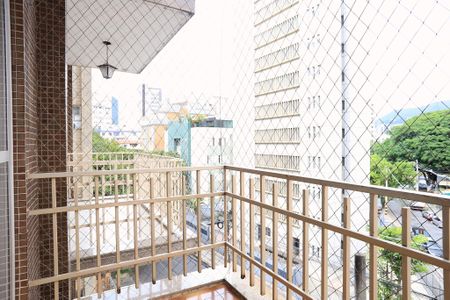 Varanda da Sala de apartamento à venda com 3 quartos, 120m² em São Pedro, Belo Horizonte