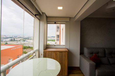 Varanda gourmet de apartamento para alugar com 2 quartos, 58m² em Vila Homero Thon, Santo André