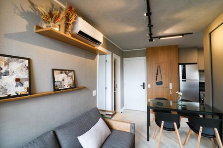 Sala de apartamento para alugar com 2 quartos, 47m² em Campo Belo, São Paulo