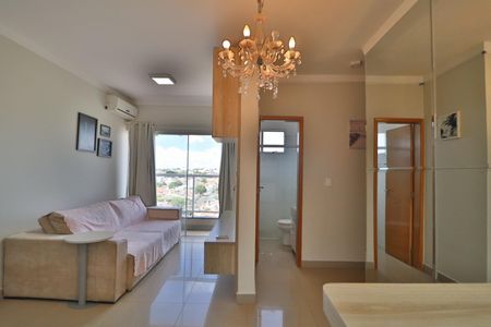 Sala de apartamento para alugar com 2 quartos, 68m² em Marta Helena, Uberlândia